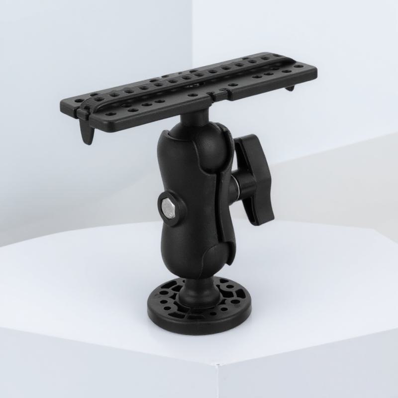 Fishing Kayak Fish Finder Mount - Boots-Fischfinderhalterung, schwenkbare Halterung, verstellbarer Winkel, Angelrutenhalterung