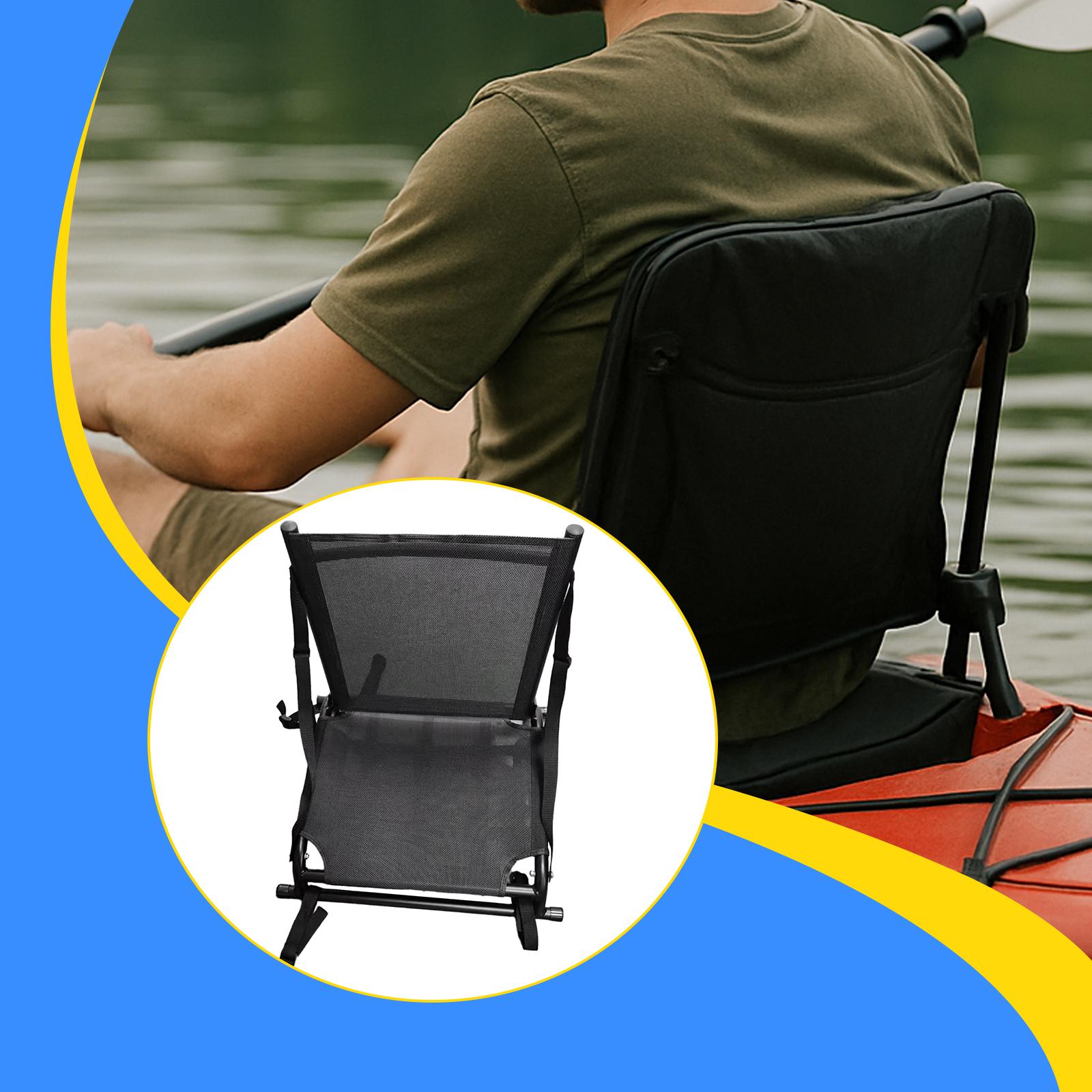 Fishing Kayak Sit In - Kajaksitz mit Rückenstütze, zusammengeklappt, zum Sitzen,