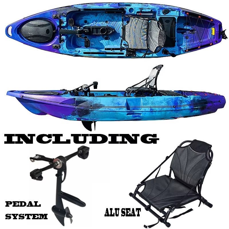Professionelles Pedalbetrieben – Fishing Kayak Sit On Top Bewertung und Preis